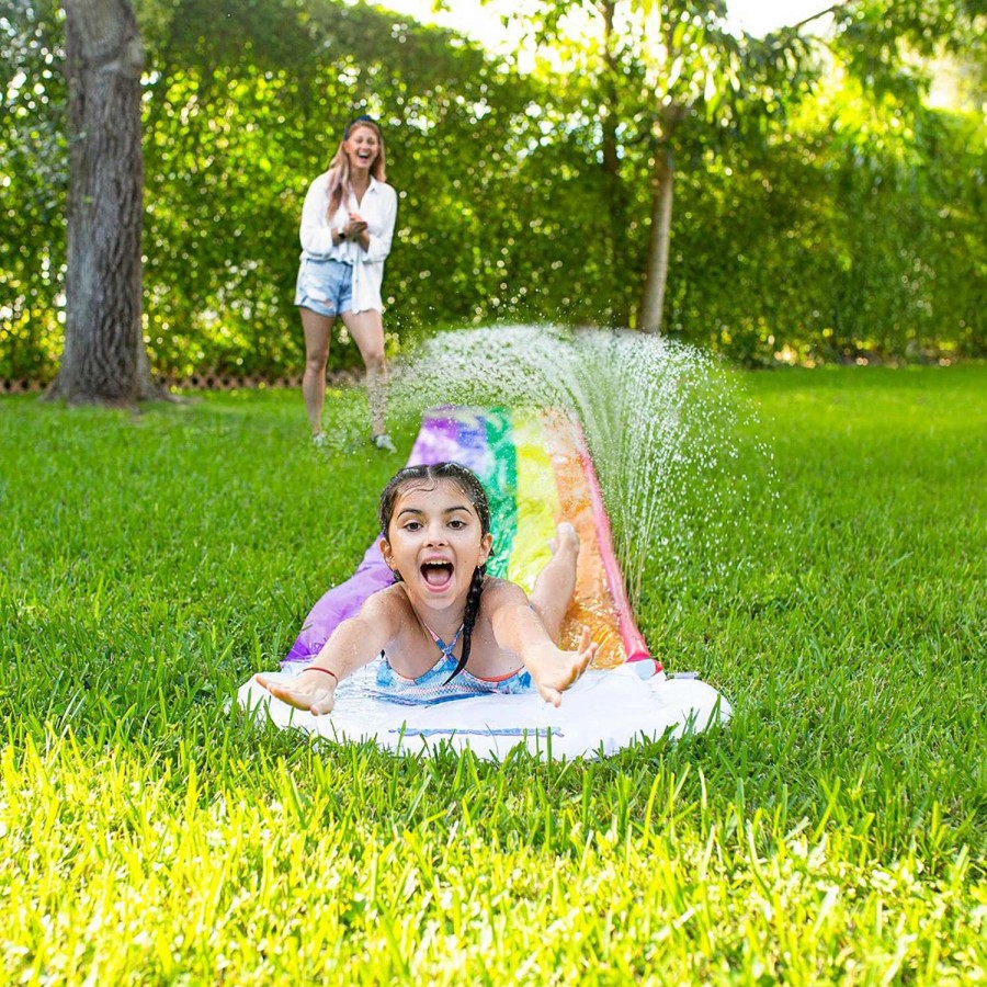 Games & Toys * | Poolcandy Rainbow Giant Water Slide