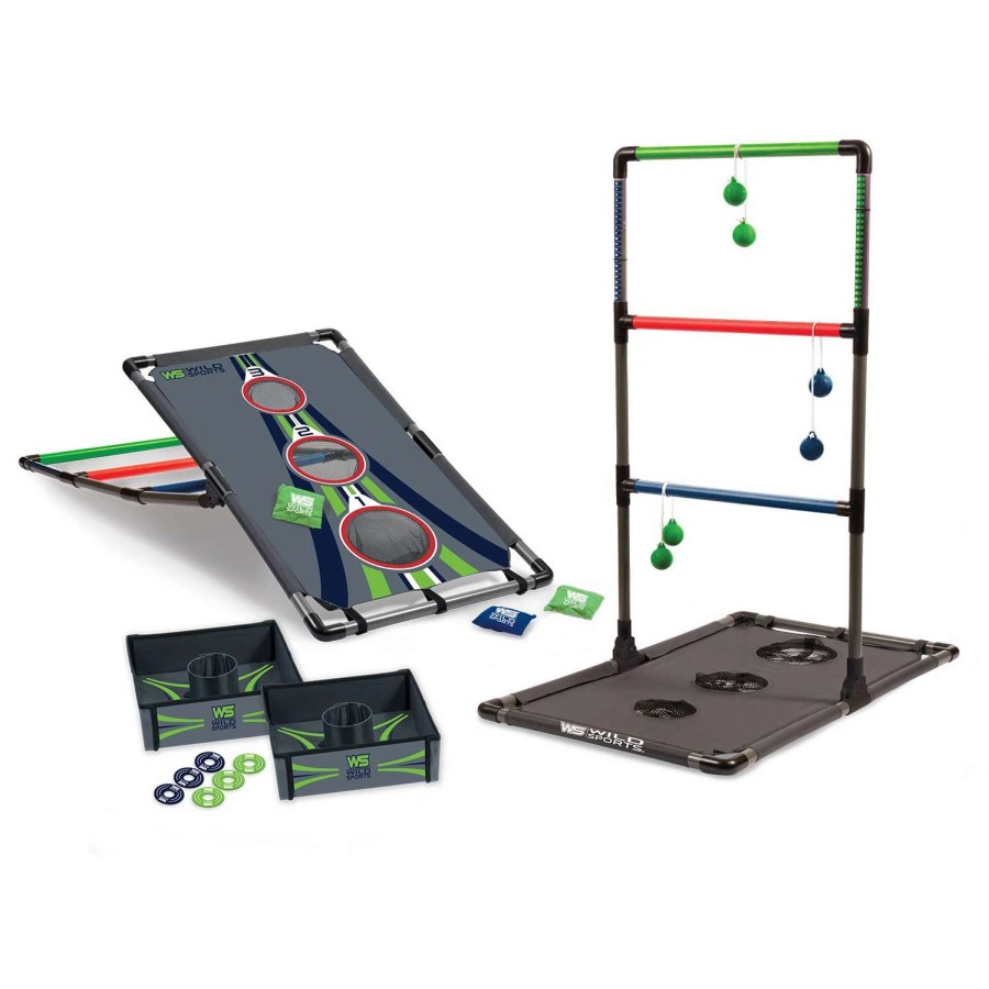 Games & Toys * | Wild Sports 3-In-1 Tailgate Combo