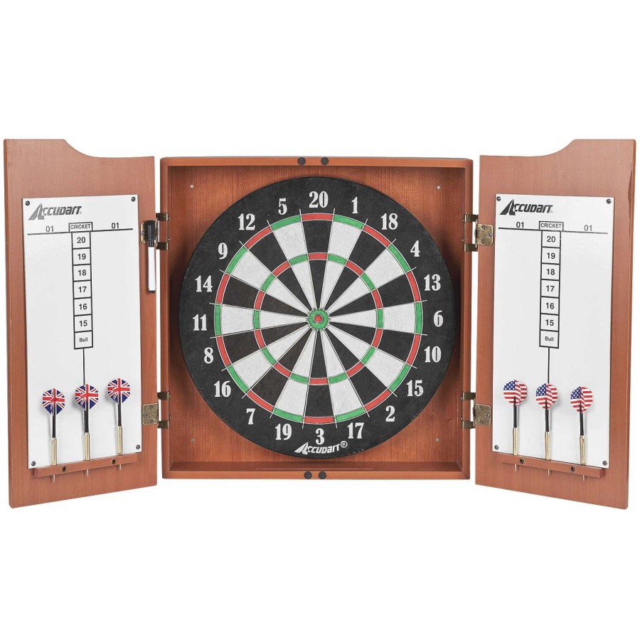 Games & Toys * | Accudart Heritage Dartboard And Cabinet Set