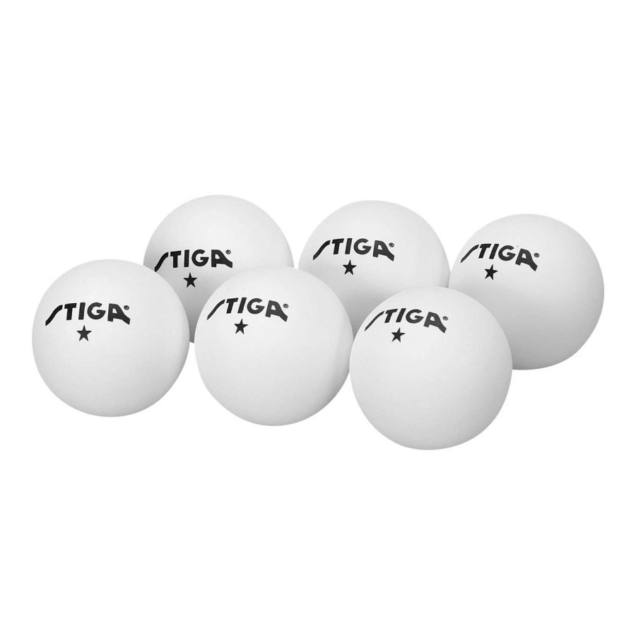 Games & Toys * | Stiga 1 Star Table Tennis Balls 6-Pack