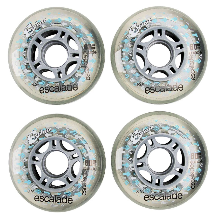 Games & Toys * | Explore/Helo Recreational In-Line Skate Wheels With Abec 7 Bearings 8-Pack