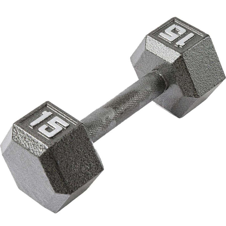 Weights & Benches * | Marcy 15 Lb. Hex Dumbbell