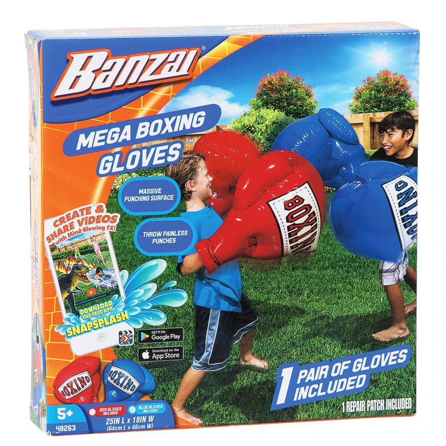 Games & Toys * | Banzai Mega Inflatable Boxing Gloves