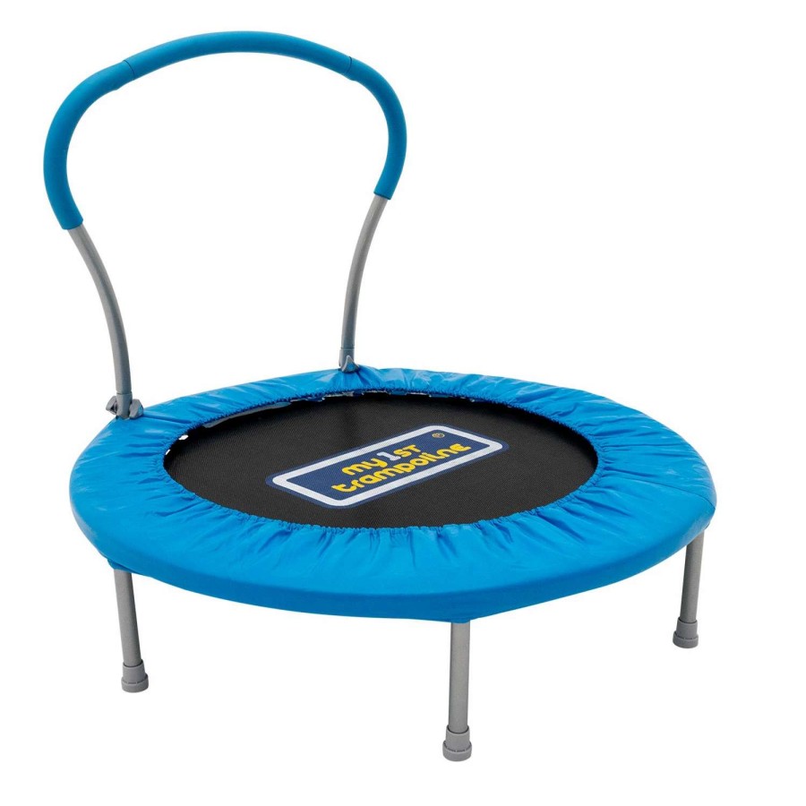 Games & Toys * | My First Trampoline 36 Kids Mini Trampoline With Safety Rail