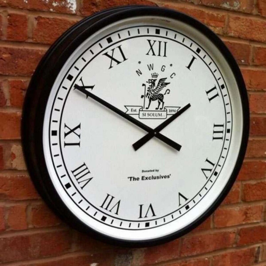 Cricket * | Net World Sports Outdoor Clock For Cricket Pavilions [Choose The Design!]