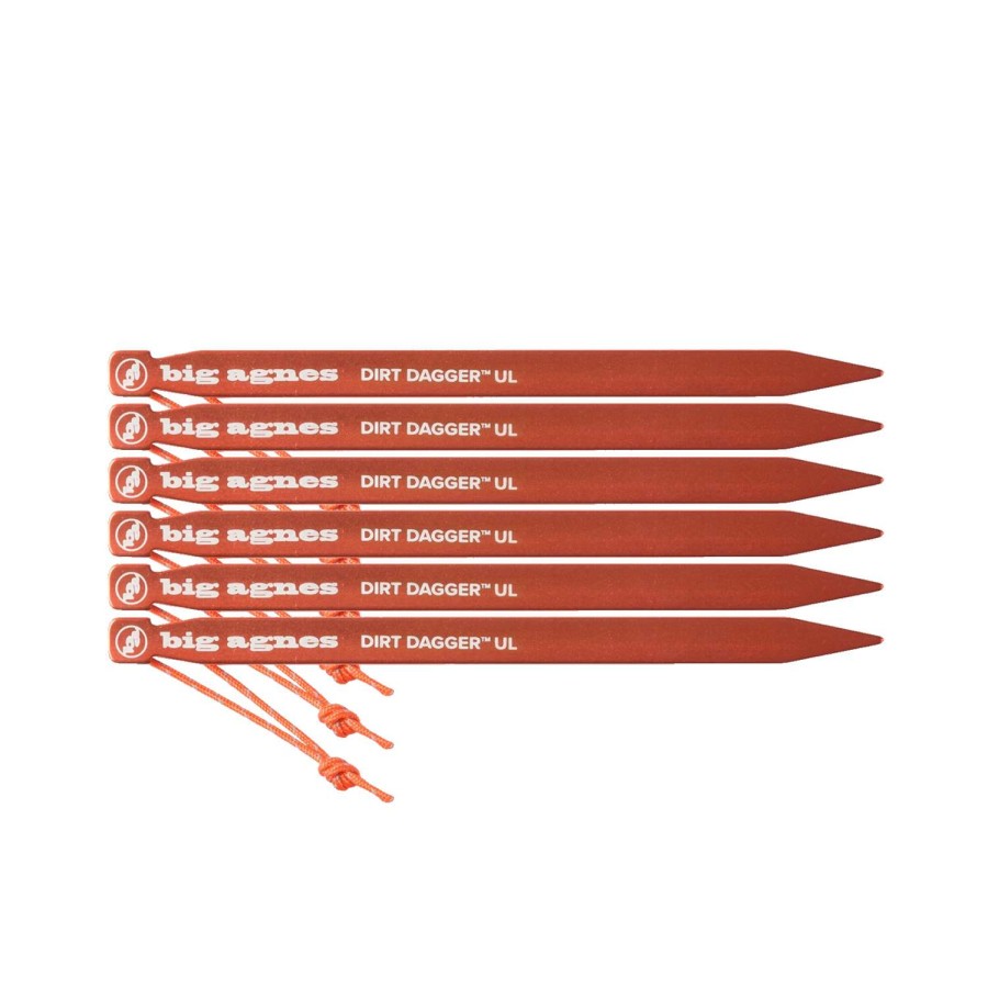 Tents * | Big Agnes Dirt Dagger Ul Tent Stakes: Pack Of 6