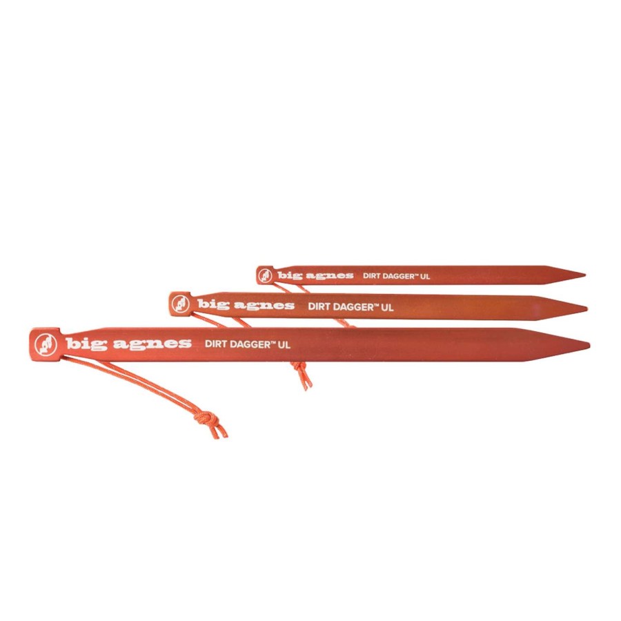 Tents * | Big Agnes Dirt Dagger Ul Tent Stakes: Pack Of 6