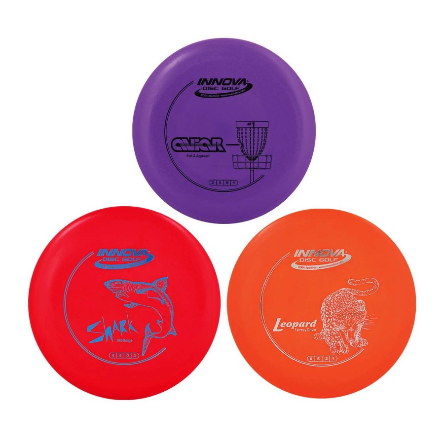 Games & Toys * | Innova 3-In-1 Disc Golf Starter Set