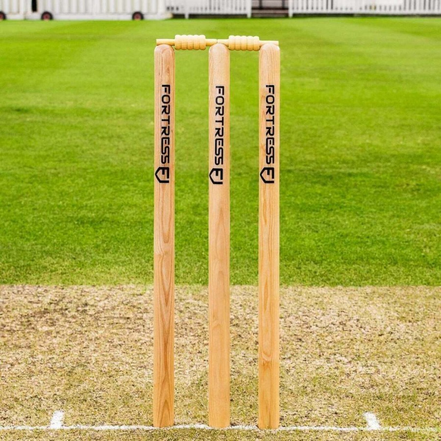 Cricket * | Fortress Wooden Cricket Stumps [Icc Regulation]