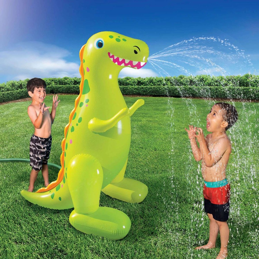 Games & Toys * | Banzai Dino 6-Ft-Tall Inflatable Splash Sprinkler