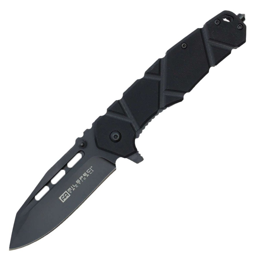 Knives * | Wartech Pwt396 4.75 Spring-Assisted Folding Knife