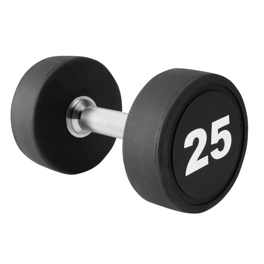 Weights & Benches * | Weider 25-Lb. Round Head Rubber Dipped Dumbbell