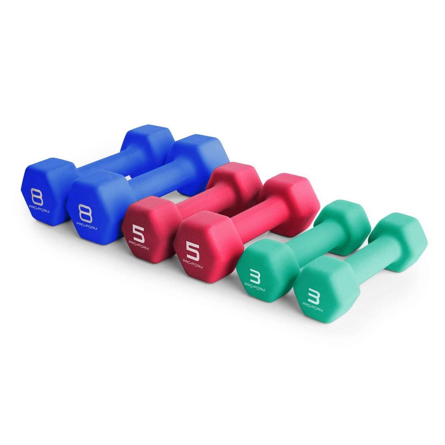 Weights & Benches * | Proform 32 Lb. Neoprene Dumbbell Set