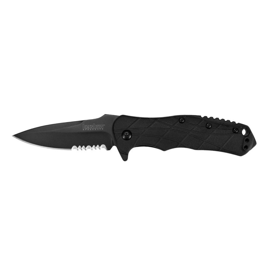 Knives * | Kershaw Rj Tactical Semi-Serrated Assisted-Open Knife