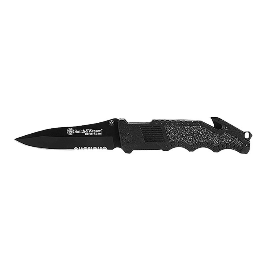 Knives * | Smith & Wesson Border Guard Liner Lock Folding Knife